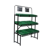 과일 빵 가게 마트 선반 진열대 스낵 간식 디저트, 상세이페이지 참고, 블랙 4단 선반 120x172x60cm