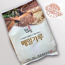 슈퍼푸드 [국산 순메밀100%] 봉평메밀본가 메밀가루 1kg 1개