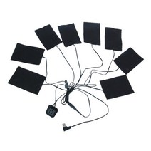 발열점퍼 USB 열선조끼 잠바 자켓 가열 3단계 조절 온도 의류 히터 5 in 1 전기 시트 따뜻한 패드