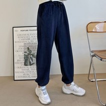 겨울 따뜻한 오버핏 플리스 조거 팬츠 털 수면 바지 여자 스트릿패션 하체비만 코디 댄서룩 여성 트레이닝복 밴딩 스우파패션