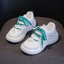 2022년 5cm 굽높이 여성 화이트 깜직 심플 어글리슈즈 JF99