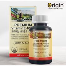 오리진 프리미엄 비타민E 400IU, 550mg, 1개, 90정