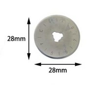 원단 재단기 28mm 45mm 원형 커팅 로터리 커터 나이프 봉제 패치 워크 패브릭 가죽 공예 블레이드 도구 상, 01 28MM