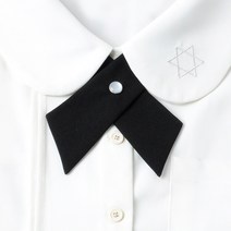 여성 리본타이 necktie 1821# 크로스 미니 제복 와인 셔츠 뉴타임즈 Z