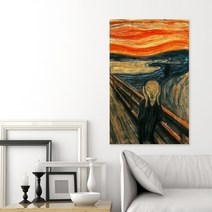 PGM*^몰명화그림 뭉크 대표작 캔버스액자 절규 인테리어 홈인테리어 업소 벽걸이 예쁜^^췤pgm, ^^옵션*^25x25cm