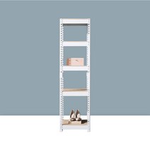 스피드랙 틈새선반 W300 X D400 무볼트 조립식 철제 앵글 선반, 블랙:H900 2단