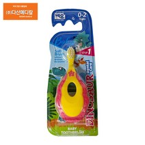 네오 베이비 스텝칫솔 1단계(0~2세), 1개, 노랑