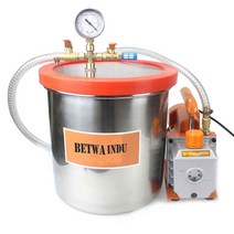 에어컨 진공펌프 3 갤런 진공 챔버 키트 스테인리스 스틸 325 CFM 110V 220V 펌프 HVAC, 220V-240V 50HZ+AU