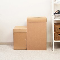 종이쓰레기통 분리수거함 줍줍박스 20L 40L, [3] 40리터