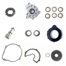 Bafang-예비 부품 BBS0102 BBS01B BBS02B 모터 피니언 기어 NK1716 니들 베어링 및 볼 플라스틱 커버, [06] 1 and 3