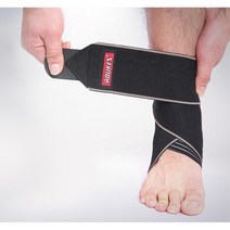 산후발목보호 운동밴드 심플 라텍스 논슬립 발목 보호대 발목관리 앵클가드 압박밴드, 1개