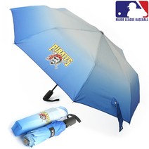 MLB 공인 프리미엄 3단 완전자동 우산 그라데이션 3단완자