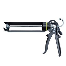 수달 픽스올 실리콘 고점도용 흐름방지 블랙 철재 파워 실리콘건 1개