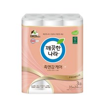 촉앤감 디럭스가든 천연펄프 3겹화장지 35m 24롤