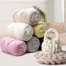 MMSc_자이언트얀가방 벨벳 털실 뜨개실 뜨개질실 빅얀 1Kg 쟈이언트얀 자이언트실 두꺼운실 자이안트얀 자이언트얀실zab149, MMSc_바이올렛