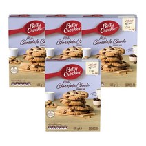 베티크로커 밀크 초콜릿 청크 쿠키 믹스 485g Betty Crocker Milk Chocolate Chunk Cookie Mix, 4팩