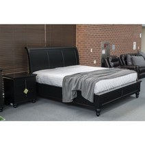 [벨라지오퍼니쳐] aspenhome 에스펜홈 미국 명품수입가구 침대 퀸침대 이스턴 킹침대 ICB - Black (프레임), 하단 매트리스 안함