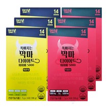 [22년 리뉴얼] 쏙빠지는 악마다이어트 화이바 5000 6박스(레몬3+자몽3), 단품, 단품