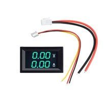절연 저항 측정기DC0-100V 10A LED 디지털 전압계 전류계 자동차 Motocycle 미터 볼트 검출기 테스터 모니, 05 10A-GREEM-GREEM