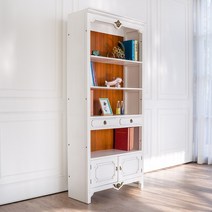 소피아엘렌 메리 프렌치 엔틱 서재 책장 빈티지 화이트