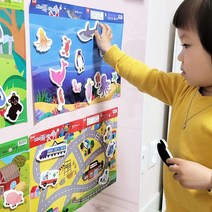 EnO 마시멜론 그림 자석놀이 농장이야기, 1개, 14피스