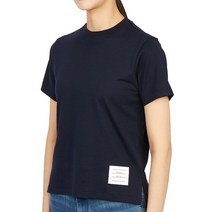 톰브라운 [톰브라운] 삼선탭 FJS036A 05398 415 여자 반팔티셔츠 릴렉스핏