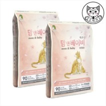 캐츠랑 맘앤베이비 8kg x 2 16kg 임신 출산묘 어린고양이 면연력 보강 사료, 2개
