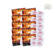 꼬꼬일상 따뜻HOT팩 붙이는 발난로 핫팩(2p), 20개