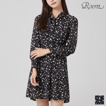 로엠 가을나염 미니원피스 RMOW94TRQ1