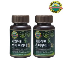 퍼시피카 하와이안 스피루리나 GOLD 캡슐 2박스 (총 2개월분), 30g (500mg x 60캡슐)