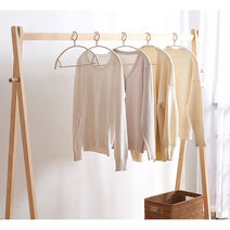 니트 가디건 맨투맨 옷 목 어깨 안늘어나는 자국 안남는 라운드 논슬립 어깨뽕방지 옷걸이, 옷걸이 10P, 핑크