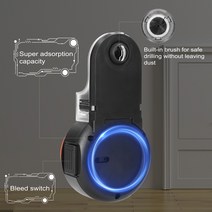 2In 1 전기 드릴링 집진기 레이저 레벨 진공 흡착기 360 수평 거품과 함께 Lasing, 한개옵션0