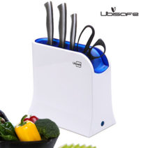 유비세이프 가정용 칼블럭 칼꽂이 살균건조기