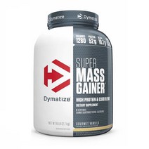 Dymatize Super Mass Gainer Protein Powder 다이마타이즈 슈퍼 매스 게이너 바닐라 6lb(2.7kg), 1개, 2.7kg