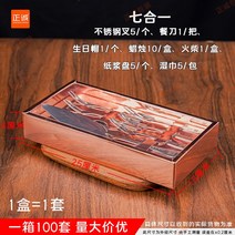 빈티지 디저트 커트러리 포크 나이프 정성 스텐 와 케이크 식판 7종 생일 파티 고급 일회용 식기 세트 맞춤, 10 파우더 7피스 100세트커스터마이징log