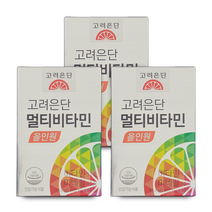 고려은단 멀티비타민 올인원 1 560mg X 60정, 3개, 3개
