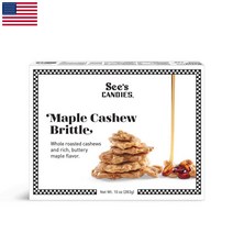 미국 sees candies 씨즈캔디 시즈캔디 메이플 캐슈 브리틀 283g, 1개