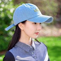 데님론니 캡모자 야구모자 골프 등산 테니스 볼캡 여성 남성 여름 모자