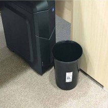 6L 사무실 오피스 원룸 오픈형 쓰레기통 자취필수템
