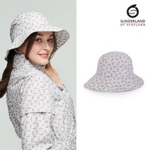 선덜랜드 여성 사슬패턴 방수 벙거지 모자- 16122CP65, 단품