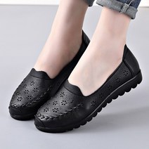 어르신신발 발볼넓은운동화 플랫 효도신발 70대 미끄럼방지 플랫슈즈 미끄럼방지 할머니 신발 블로퍼 엄마신발 슬립온