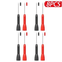 절연 피어싱 니들 핀 비파괴 멀티미터 테스트 프로브 10-2 600V 2mm 리드, 04 8pcs