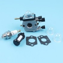기화기 가스켓 연료 필터 점화 플러그 키트 Stihl BG45 SH55 송풍기 #42291200606 ZAMA C1Q-S68G, 한개옵션0