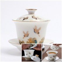 개완 녹차 보이차 다기 1인다기 도자기 120ML D-2