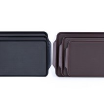 진성 식당 업소용 플라스틱 카페 제과 커피 푸드 프랜차이즈 PC논슬립패스트푸드쟁반, 밤색=삼광제품과 동일 (랜덤)