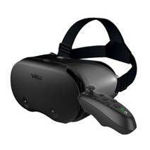 5-7인치 스마트폰용 3D VR 안경 헤드셋 현실 조정 가능한 대형 화면, Y1 리모콘, 7.24x5.04x3.90인치, ABS 가죽