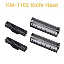 면도기 면도날 면도망Kemei 1Set 전기 면도기 대 한 Km-1102 클리퍼 부품 그물 Sharp Replacable 칼 머리, [01] KM1102 Blade