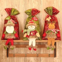 크리스마스 산타 주머니 가방 장식 인테리어 Xmas-P2, 루돌프