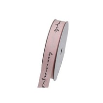 코리아꽃자재 면레터링리본2cm(20yd), 핑크