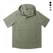스판 아노락 등산 바람막이 후드 자켓 AN150 반팔 윈드브레이커